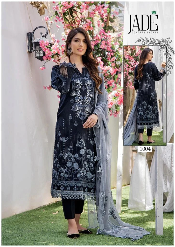 Jade Chevron Vol 3 & 4 Heavy Cotton Wholesale Pakistani Salwar Suit Catalog — Wholesale Pakistani Suits, MPA wholesale from Surat - Gallery Image 4